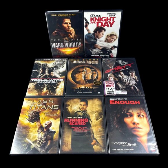 Movie DVD Bundle: War Of The Worlds Knight And Day Terminator Salvation Universa - Picture 1 of 3
